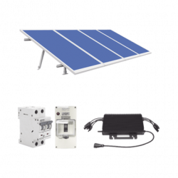 Kit Solar para Interconexión de 1.8KW de Potencia Pico 220Vca con Micr
