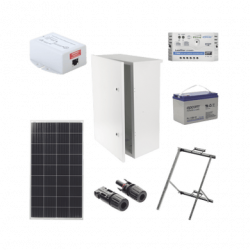 Kit Solar de 14 W con PoE Pasivo 24 Vcc para un radio de Ubiquiti airM
