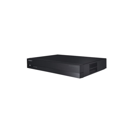 NVR 8 Megapíxel / 4 canales / H.265 / P2P Wisenet / 4 puertos PoE