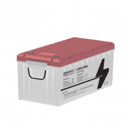 Batería de Litio Ciclo Profundo, 12.8 Vcc 200Ah, LiFePO4  , Solar, Mar