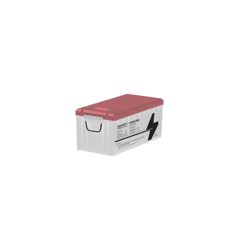 Batería de Litio Ciclo Profundo, 12.8 Vcc 200Ah, LiFePO4  , Solar, Mar