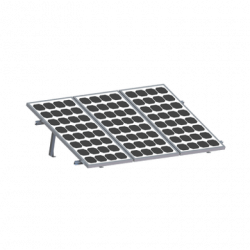 Montaje para Panel Solar, riel 2200mm para Módulos con espesor de 35mm