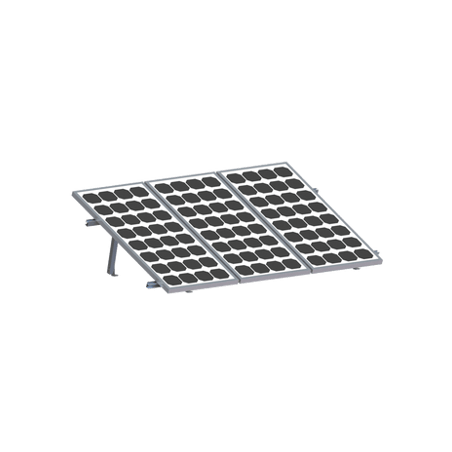 Montaje para Panel Solar, riel 2200mm para Módulos con espesor de 35mm