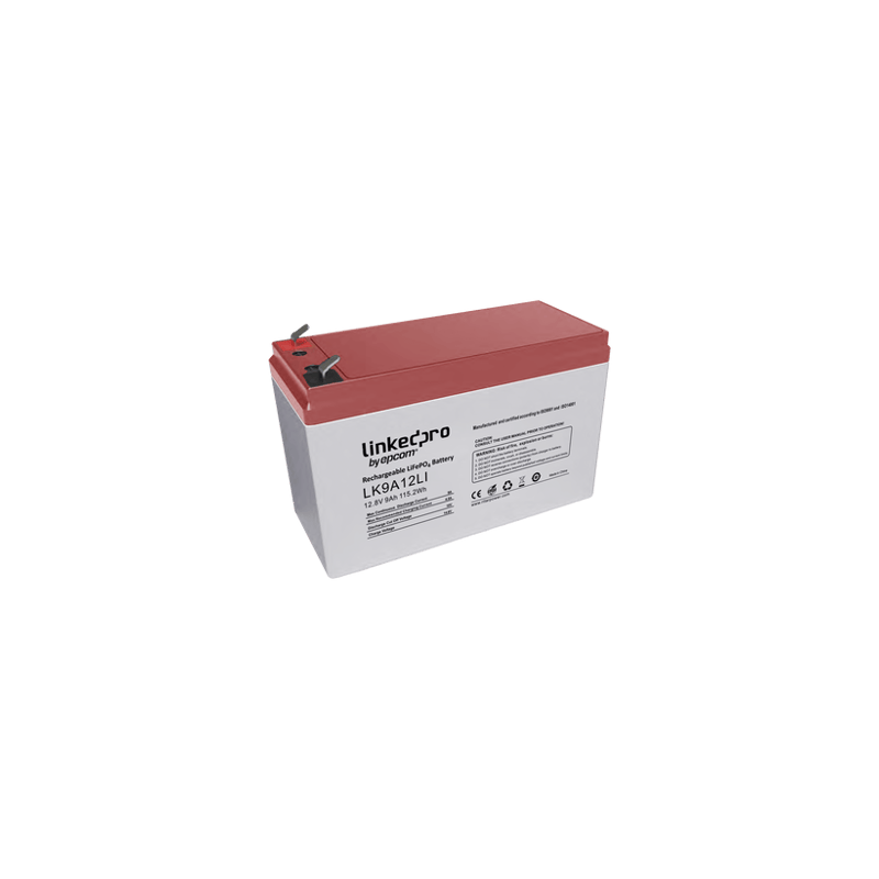 Batería de Litio 12.8 Vcc / 9 Ah / Tecnología LiFePO4 /2000 Ciclos de