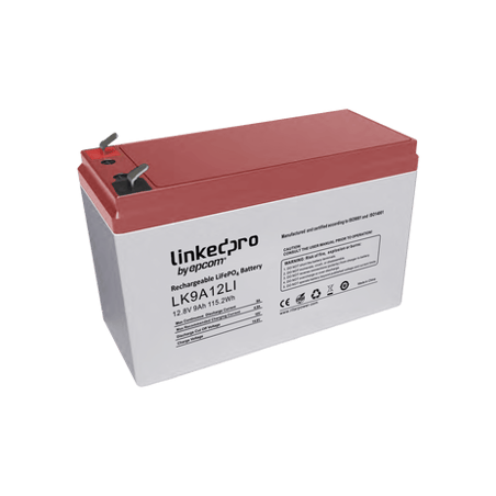 Batería de Litio 12.8 Vcc / 9 Ah / Tecnología LiFePO4 /2000 Ciclos de