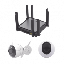 Kit de Router Ruijie Con Cámara EZVIZ / I Incluye 1 PZA CS-C6 / 1PZ C3
