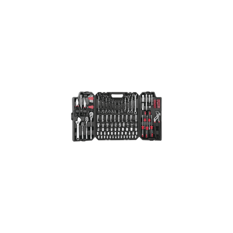 Juego de Herramientas con 144 piezas totales. Pulgadas  Milimétricas.