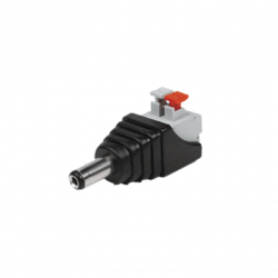Adaptador tipo Jack de 3.5 mm Macho Polarizado de 12 Vcc con Terminale
