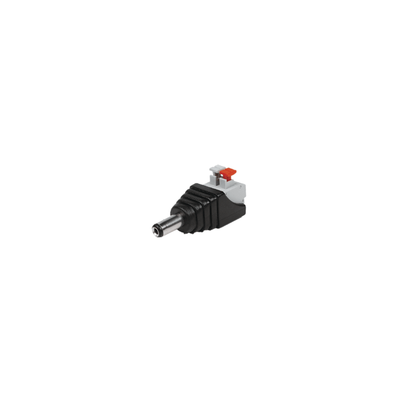 Adaptador tipo Jack de 3.5 mm Macho Polarizado de 12 Vcc con Terminale
