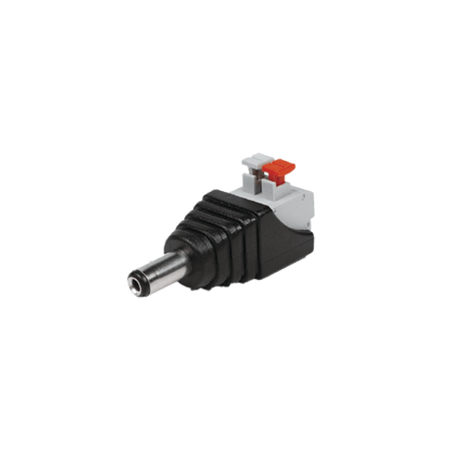 Adaptador tipo Jack de 3.5 mm Macho Polarizado de 12 Vcc con Terminale