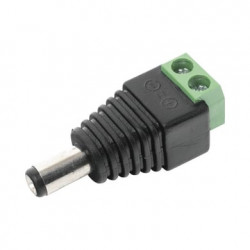 Adaptador Macho Tipo Jack de 3.5 mm Polarizado de 12 Vcc / Terminales