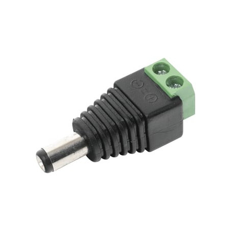 Adaptador Macho Tipo Jack de 3.5 mm Polarizado de 12 Vcc / Terminales