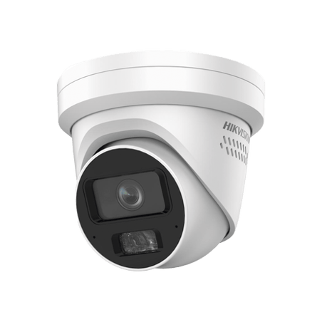 Turret IP 4 Megapixel / Lente Fijo 4 mm / Luz Dual (IR y Luz Blanca) /