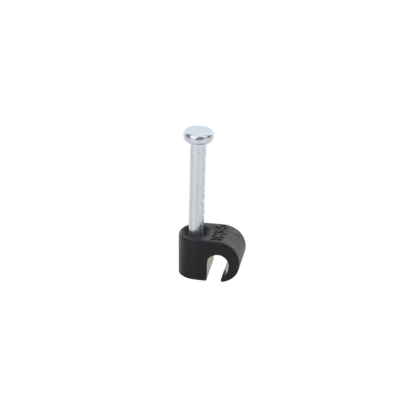 Grapa negra para Fibra óptica redonda de 3 mm (100pzs) (3101-00400)