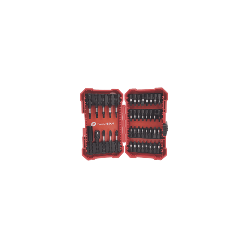 Juego de 42 Puntas para Taladro  Estuche (Entrada Hex. 1/4)
