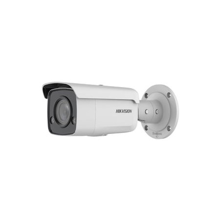 Bala IP 8 Megapixel / Imagen a Color 24/7 / PoE / Lente 4 mm / Luz Bla