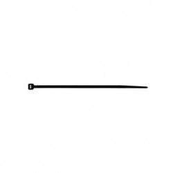 Cincho de nylon color negro, 3.2 x 142mm (100pzs) (4200-02001)
