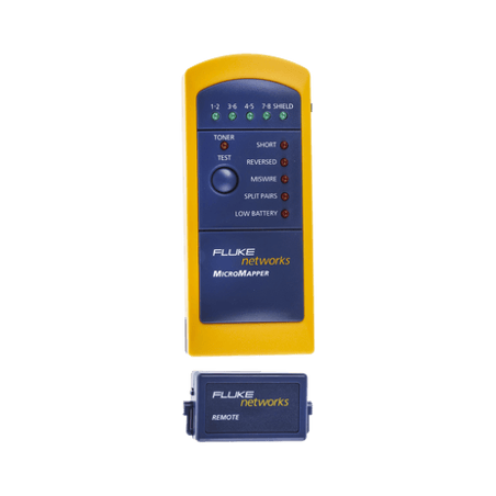 Probador de Mapa de Cableado MicroMapper, para Verificar Rápida y Fáci