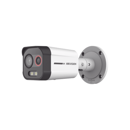 Bala IP Dual / Térmica 1.35 mm (96 x 72) / Óptico 4 mm (4 Megapixel) /