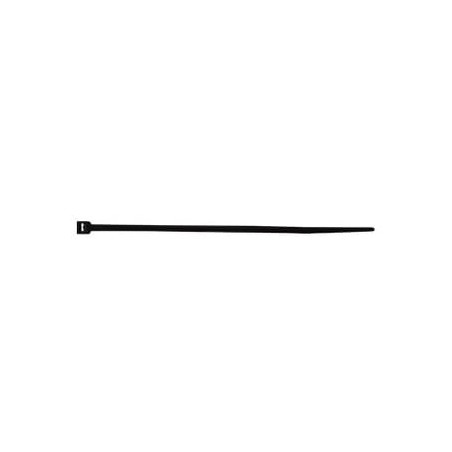 Cincho de nylon color negro, 2.5 x 100mm (100pzs) (4200-01001)