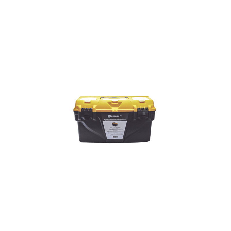 Caja Porta Herramientas 17, 44x26x23 cm Bicolor con Compartimientos pa