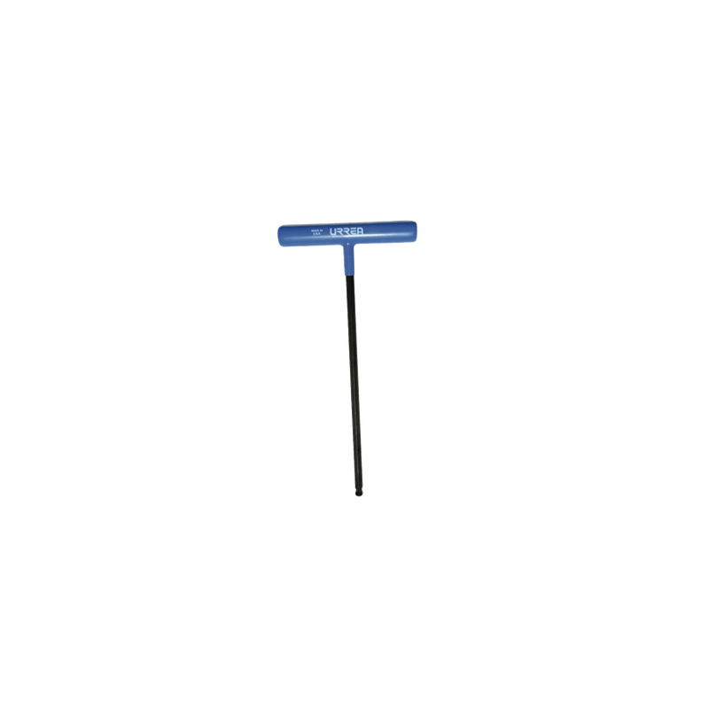 Llave hexagonal larga tipo T/ Punta de Bola Ergonómica / Métrica 8 mm.