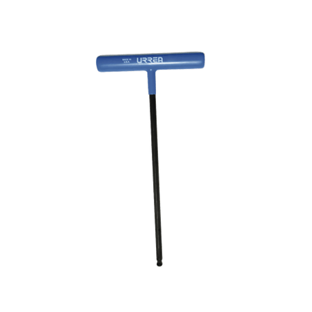 Llave hexagonal larga tipo T/ Punta de Bola Ergonómica / Métrica 8 mm.