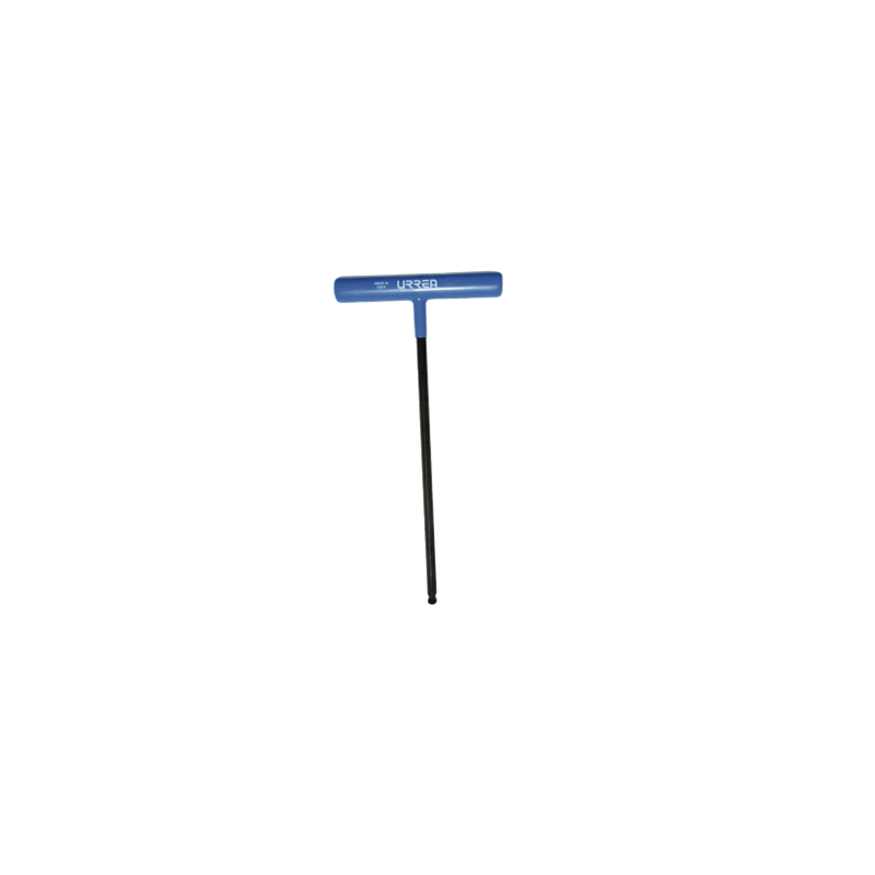 Llave hexagonal larga tipo T/ Punta de Bola Ergonómica / Métrica 6 mm.