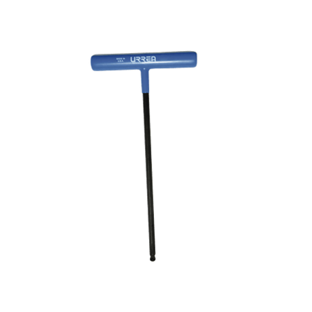 Llave hexagonal larga tipo T/ Punta de Bola Ergonómica / Métrica 6 mm.