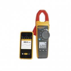 Amperímetro de Gancho RMS 600A Temp MA Capacitancia FlukeConnect