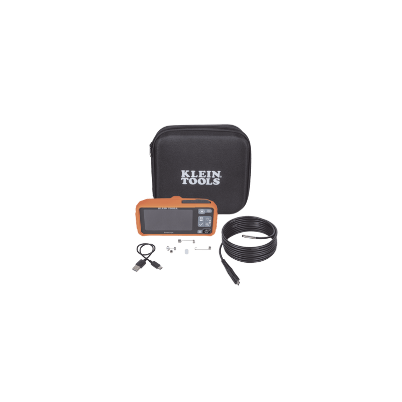 Cámara Boroscopio de Inspección 5.5mm 720p USB-C,  LCD 4.3 Color, Cuel
