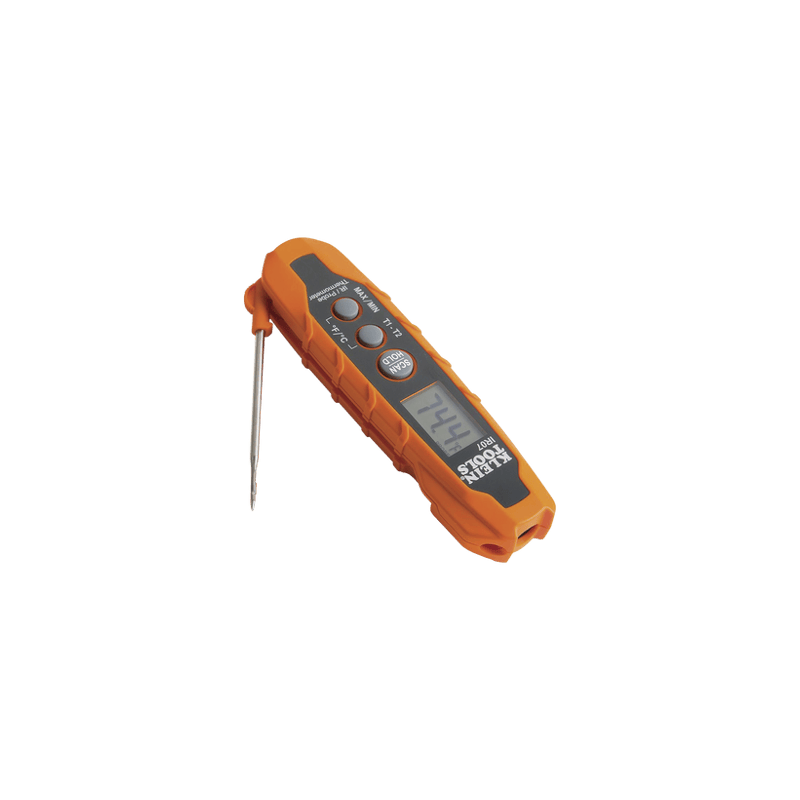 Termómetro Doble IR/Sonda con Medición ºC y ºF. Con Pantalla Retroilum