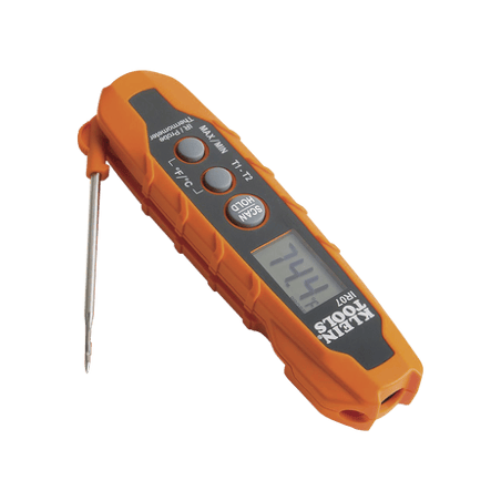 Termómetro Doble IR/Sonda con Medición ºC y ºF. Con Pantalla Retroilum