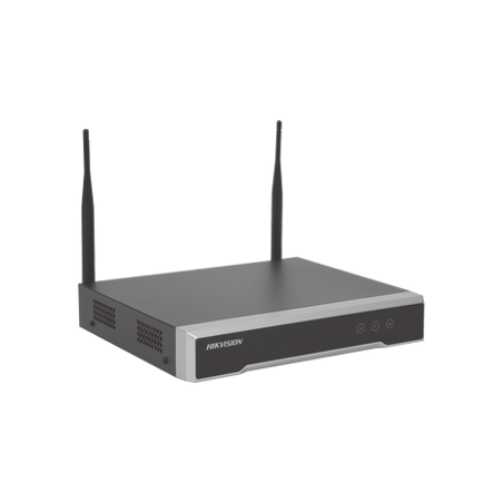 NVR 4 Megapixel / 8 canales IP / 1 Bahía de Disco Duro / 2 Antenas Wi-