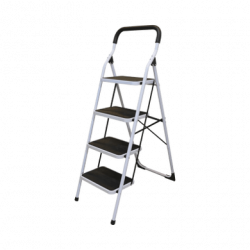 Escalera Plegable Tipo Taburete de Acero de 1.37 m.