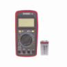 KIT Multímetro Digital DT9205A 600 Vcc /  Vca  CATII,  con Pantalla LC