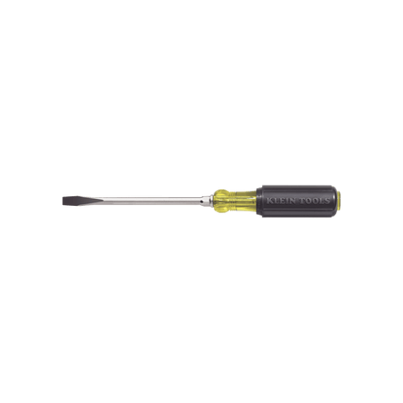 Desarmador de Punta Plana de 10 mm con Mango Acojinado de 203 mm.