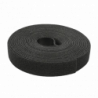 Cinta de Contacto Autoadherente Color Negro / 1.6 cm x 25 metros / Esp