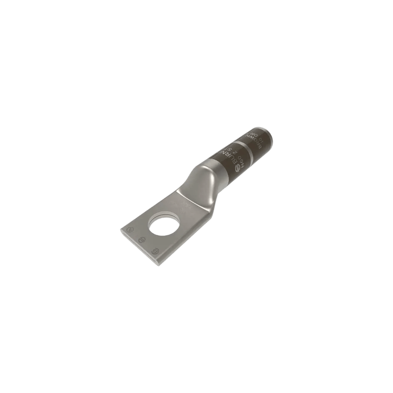 Terminal de Compresión de Ojillo para Tornillo 1/4  y Cable 2 AWG.