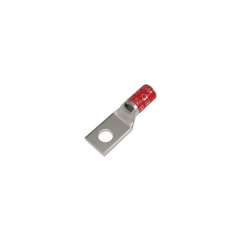 Zapata Terminal de Compresión BURNDY Cañón Corto para Tornillo de 3/8