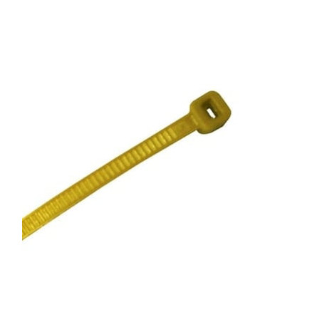 Corbata de nylon color amarillo 4.8 x 300mm (100pzs) (4200-04002)