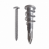 Taquete Métalico TPD Zinc con tornillo 8 x 1 1/4, Ideal para Uso con c