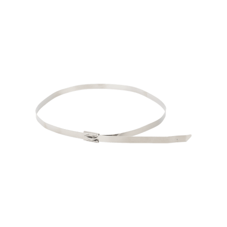 Corbata o Cincho de Acero Inoxidable 4.6 x 360mm (10 piezas)