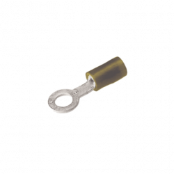 Zapata Terminal Aislada de Ojillo para Tornillo de 1/4 (6 mm) y Calibr