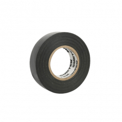 Cinta para aislar color negro 19 mm x  9 metros / Fabricada en PVC / A