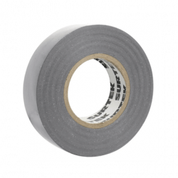 Cinta para aislar color Gris de 19 mm x  9 metros / Fabricada en PVC /