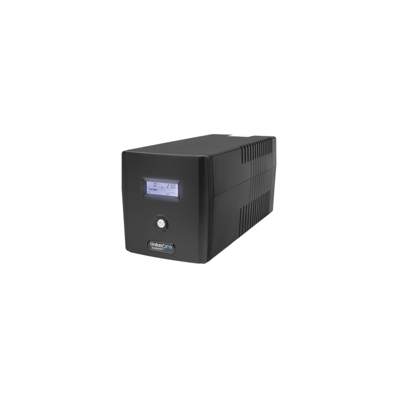UPS 1200VA/720W Pantalla LCD / Línea Interactiva 120Vca / 6 tomas 5-15