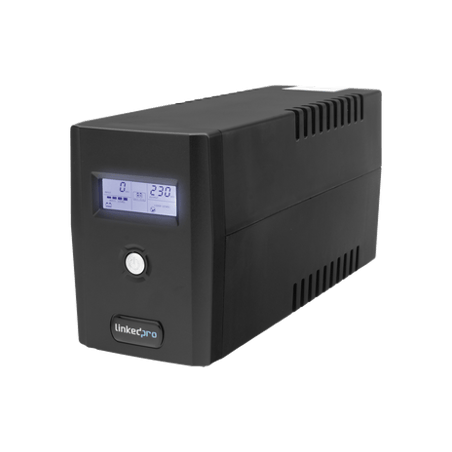 UPS 800VA/480 W Pantalla LCD / Línea Interactiva 120Vca / 6 tomas 5-15