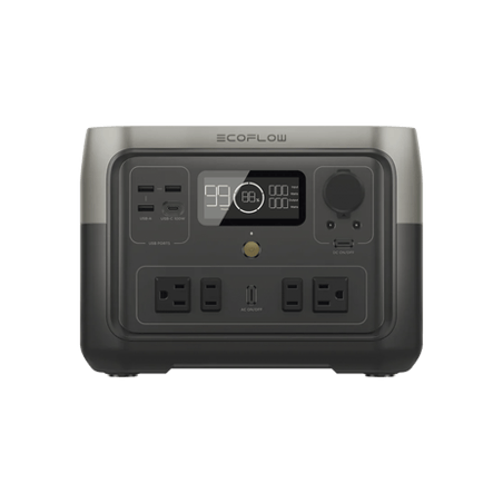 EcoFlow River 2 Max  Estación de Energía Portátil 512Wh Litio LFP / 4