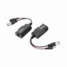 Kit de transceptores activos con conector para alimentación (12V/24Vcc